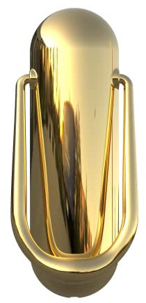 Sweet by Ultion Two-Part Door Knocker - Matching Door Furniture Available (Gold)