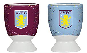 FOCO Premier League Football Aston Villa FCFan Paint Splatter Egg Cup Holders