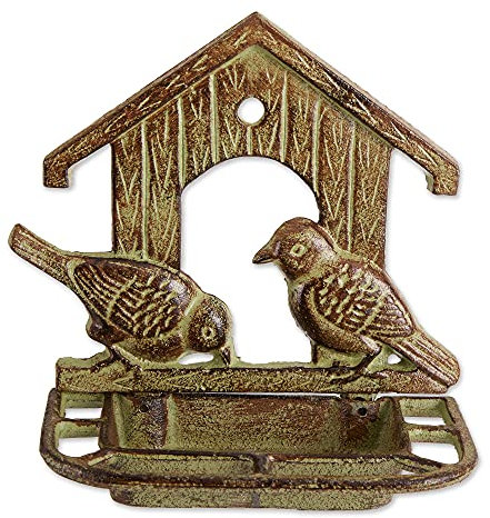 Accent Plus Wall Mounted Cast Iron Bird Feeder