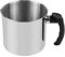 Harapu Candle Making Pouring Pot,2 pounds Capacity,Double Boiler Wax Melting Pot,Dripless Pouring Spout & Heat-Resisting Handle Designed Candle Making Pitcher, Silver