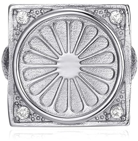 BOBIJOO Jewelry - Enorme Bague Chevalière Homme Gitan Niglo Drapeau Voyageur Acier Inoxydable Argent Diamant - 58 (8 US)