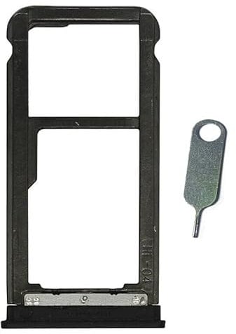 SIM +TF MicroSD Card Tray Holder Slot Replacement for Samsung Galaxy Tab A 8.0” SM-T290/T295 (Black)