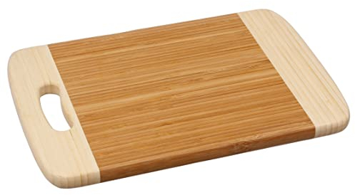 Tabla de Cortar de Bambú, Tabla de Cocina, Resistente, Antiséptica, Ideal Para Carnes, Verduras, Queso y Pan, 30 x 20 x 1,6 cm