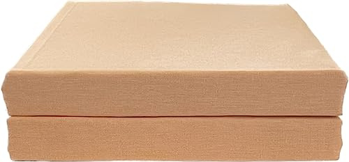 Bach's Betten Welt Set Angebot 2 Haustuch Betttuch oder als leichte Sommerdecke 150x250 cm Oeko-tex (Apricot)