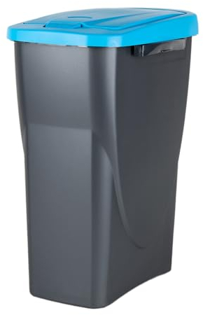 Cubo de basura azul para reciclar materiales de papel y cartón | Capacidad de 15, 25 o 45 litros | Tres medidas (15 L)