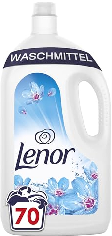 LENOR Universal Flüssigwaschmittel Aprilfrisch Waschmittel 70 Waschladungen strahlend weiße Wäsche