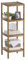 SMIBUY Badezimmer-Aufbewahrungsregal, 4 Ebenen, Bambusregal, Organizer, multifunktionales Regal für Wohnzimmer, Schlafzimmer, Küche (Walnuss)