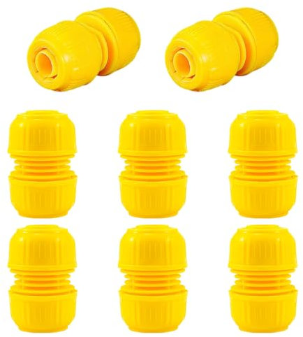 8 Pièces Raccord de Tuyau Pe,Connecteurs de Tuyau d'Arrosage Raccord Tuyau d'Arrosage,25 Mm x 25mm Connecteur de Tuyau,Connecteur de Tuyau d'Eau pour Le Jardin Et Le Robinet de La Maison
