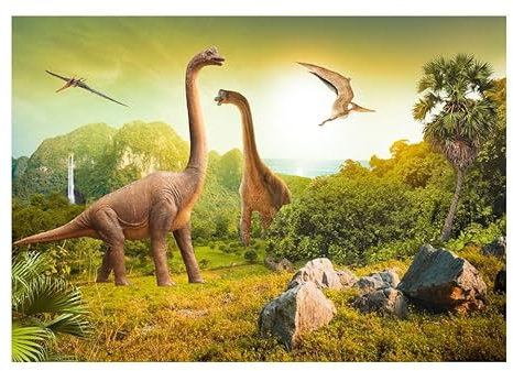 KunstLoft Tapete 'Dinosaurier' 300x210cm Fototapete modern