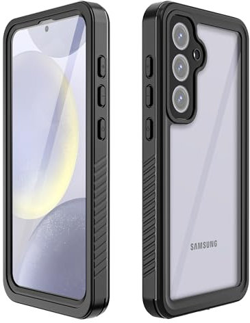 LEMAXELERS Waterproof Phone Case for Samsung Note 10 Plus Cover Full body Case Shockproof Built in Screen protector Heavy Duty Front and Back case Hard Case for Galaxy Note 10 Plus Black FSK