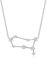 Philip Jones Gemini Star Sign Zodiac Constellation Necklace with Zircondia® Crystals