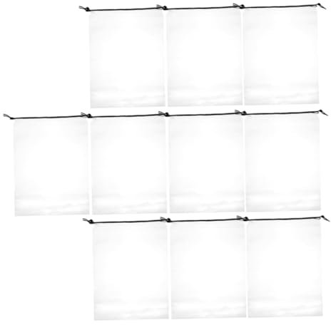 VALICLUD 10stücke Transparente Schuhbeutel Mit Kordelzug Für Hotel Und Aufbewahrung Im Kleiderschrank Für Ordnung Und Schutz Ihrer Schuhe