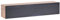 Meuble TV Mural Minimaliste Etagère de Rangement Multimédia 140 cm en Panneau Particules de Bois Noir et Marron Gladstone