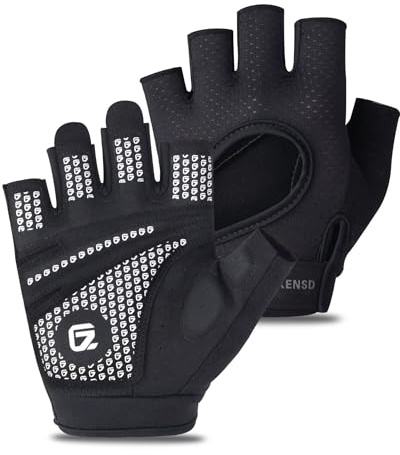GADIEMKENSD Trainingshandschuhe mit vollständigem Handflächenschutz, rutschfest, atmungsaktiv, ergonomische Unterstützung, Unisex, geeignet für Verschiedene Übungen