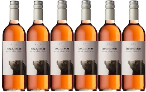 Bear and Star White Zinfandel Rose (6 x 750ml - 8%)