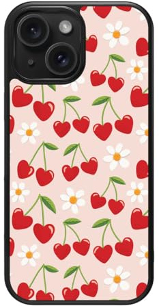 Case Collection Cute Fruit Print for iPhone 15 Plus Case, Love Cherry | 10ft CoreShock Drop Protection, MagSafe Compatible with 1600g Magnet Hold, Glossy Finish Print, Microfibre Lining, Gift Box
