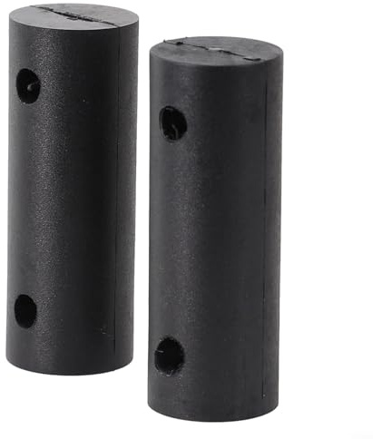 MoSundi Confezione da 2 boccole di ricambio per tendine del piede dell'albero del windsurf, boccola in gomma, per riparazione di tavole vele, nero, lunghezza 5,6 cm, diametro del foro 6 mm, accessori