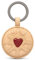 Offizieller Jammie Dodger Leder-Schlüsselanhänger | Schlüsselanhänger | Schlüsselanhänger | echtes Leder | Geschenk für Männer und Frauen