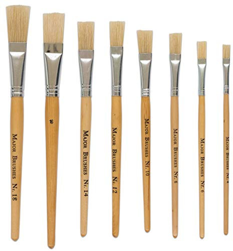 Betzold Borstenpinsel-Set, kurzer Stiel, eine Größe