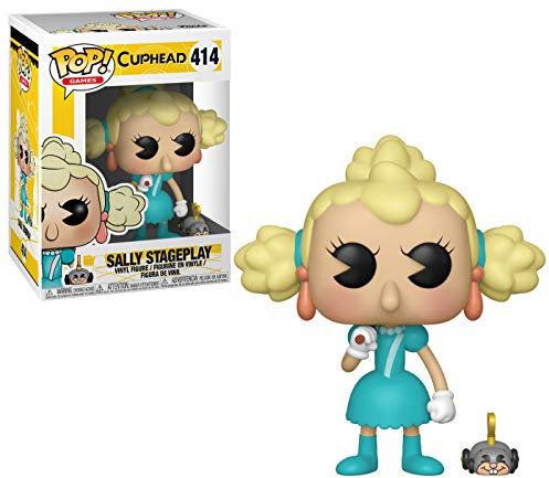 Funko 34474 POP! Vinylfigur: Games: Cuphead: Sally & Wind Up Mouse