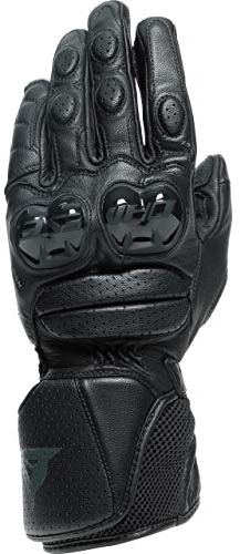 Dainese Motorradhandschuhe lang Motorrad Handschuh Impeto Handschuh schwarz M, Herren, Sportler, Ganzjährig, Leder