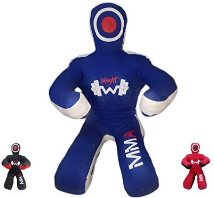 BJJ Brazilian JIU Jitsu Wrestling Dummy for Grappling, Submission, Mixed Martial Arts, MMA Training, Punching, Throwing and Judo Karate Practice (UNFILLED)