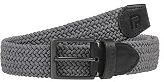 Redbridge Geflochtener Gürtel Elastisch Flexibel verstellbar Unisex Stretchgürtel Grau 85