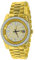 .iced-out. Zirkonia Edelstahl Quarz Uhr - Gold
