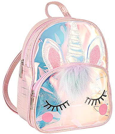 Hifot Einhorn Kleiner Kinderrucksack, Mini Lässig Schulranzen Wasserabweisend Kita Rucksack für Mädchen Kinder Kleinkind