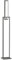 WOFI Standleuchte Muriel 2 Flg. Dunkelgrau H: 146 cm x B: 18 cm x L: 22 cm 3000K mit Fußdimmer