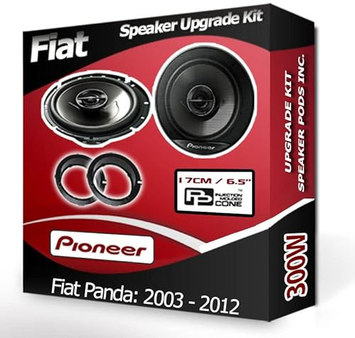 Panda Speaker upgrade Rear Door Pioneer car speakers 6.5 17cm 300W