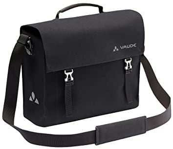 VAUDE Bayreuth IV M - Businesstasche zum Radfahren mit 12 Liter Volumen - Aktentasche mit Laptopfach - wasserdichtes Material, Schwarz