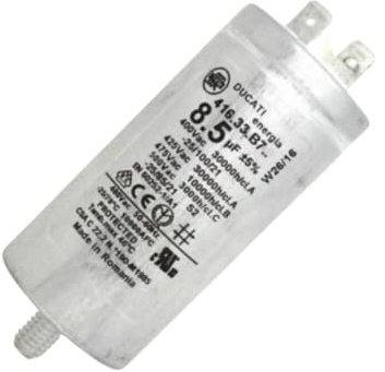 Condensateur authentique 8,5 uF pour sèche-linge Hotpoint & Indesit C00258619