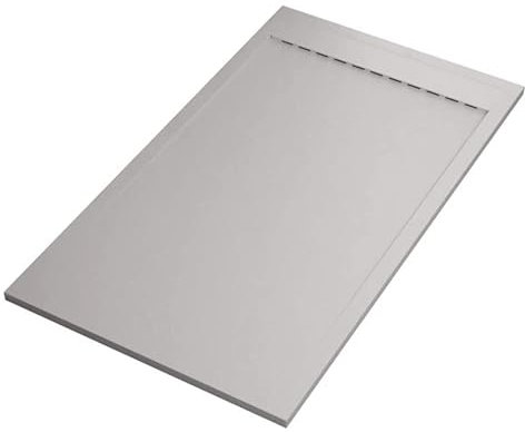 IMPERIAL BAGNO - Piatto Doccia in marmoresina Bianco Effetto Pietra Cemento Star Prestige - 70x100 (80x160)