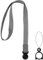 Tour de Cou Telephone Portable, Cordon Dragonne de Smartphone Collier de Longe, Lanière Universelle Amovible pour Étuis de Téléphone Porte Clés Appareils Photo (Gris)