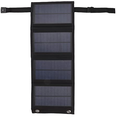 Bärbar Solpanelladdare, 20W 5V Hopfällbar Solpanelladdare Bärbar Utomhusmobil Batteriladdare för Camping