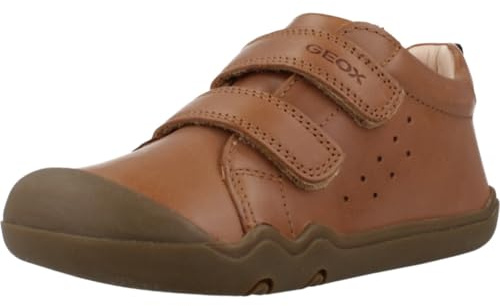 Geox Baby - Jungen B Steppieup Boy Sneaker, Braun, 23 EU