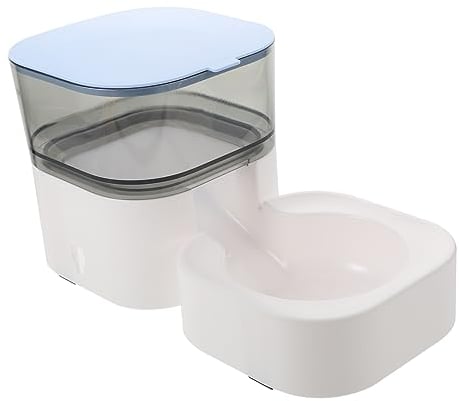 FRCOLOR Cat Dog Feeder Bowl Auto Feeder Compatible Easy to Fill Suitable for Pets