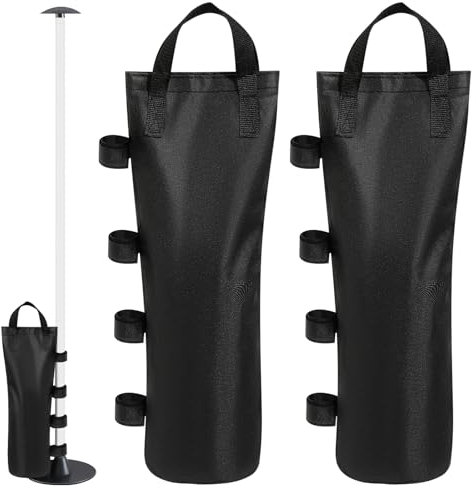 WinnerWhy 2 Pcs 52 Lbs Boat Weights Sand Bags Support Pole Stable Weight Bags for Boat Cover Support Poles Outdoor Canopy Tent