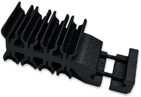 Pfeilhalter für Pistolenarmbrust mit Picatinnyschiene, Pfeilköcher für 8 Pfeile, Pfeile und Bolzen mit 6,2mm Durchmesser, beidseitig montierbar, für Stinger, Alligator, Redback Armbrust, Boltzmaster,