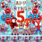 HTTMTTS Spiderma Geburtstagsdeko 5 Jahre, 87 Stück Spiderma Geburtstag Partygeschirr Set, Spiderm Luftballon, Tortendeko, Tischdecke, Teller, Lametta Vorhang, Banner, Spiderm Deko Geburtstag Kinder