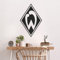 K&L Wall Art selbstklebendes Wandtattoo SV Werder Bremen Wohnzimmer Wandsticker schwarz Kinderzimmer Deko 20x30 cm (Schwarz, 40x60 cm)