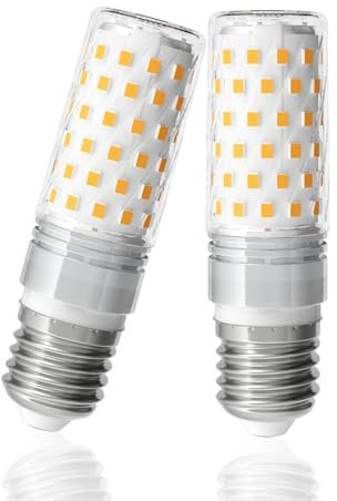LUTW Ampoule E27 Maïs, 10W Ampoules LED Équivalent 130W Halogène, 1510LM Ampoule LED E27 Blanc Chaud 3000K, Gros Culot à Vis pour Lustre, AC 220-240V, Non Dimmable, Lot de 2