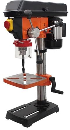 Trapano a Colonna da Banco, DP25016B Trapano A Colonna Da Banco Professionale A 12 Velocità Da 550 W, Trapano A Colonna Da Banco Con Tavolo Da Lavoro Smussato, Utensili elettrici