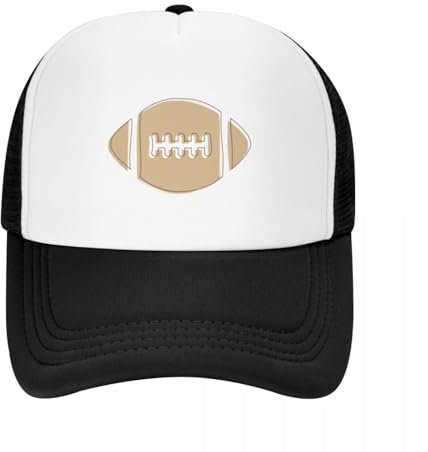 ZTQTQZZ Trucker Cap MeshCap American Football – Minimalistischer Stil einfaches Symbol Baseballkappe Militärische Taktische Kappe Luxus-Mann-Mütze Cosplay Herrenkappen Damen