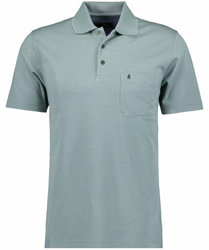 RAGMAN Herren Softknit-Poloshirt Fishnet