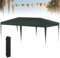 XMTECH Faltpavillon 3x6 Gartenpavillon Faltbar Pavillon, Höhenverstellbar 2,4m - 2,6 m Partyzelt Gartenzelt für Outdoor Garten Party Hochzeit, Stabil, UV-Schutz, Wasserdicht, Grün