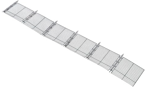 iplusmile Clôture Échelle Ho en Métal pour Train Miniature Clôture De Village De Noël Accessoire De Modélisme Ferroviaire pour Diorama Décor À Monter Soi-Même 6.61 X 1.10 X 0.04 in