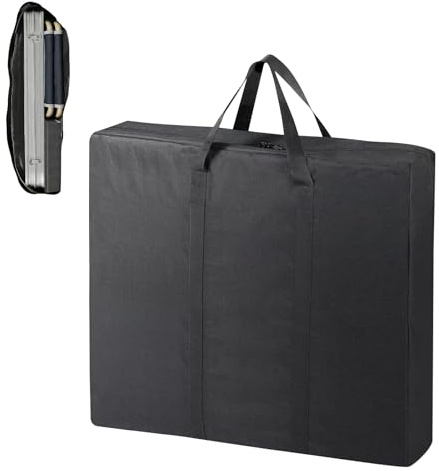 ACESOME Folding Table Storage Bag - Waterproof 600D Oxford Cloth Camping Storage Bag, Dual-Opening Zipper & Handle Design Organiser for Trestle/Picnic/Folding Tables (66x13x62cm)