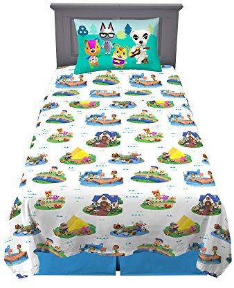 Franco Kinder-Bettwäsche, superweiches Bettlaken-Set, für Doppelbett, Tierkreuzung